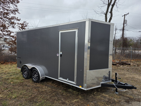New 2026 Formula Trailers 7x16 7' 080 SCREWLESS DRINGS ALUM WHEELS SXS UTV GOLFCART Cargo / Enclosed Trailer