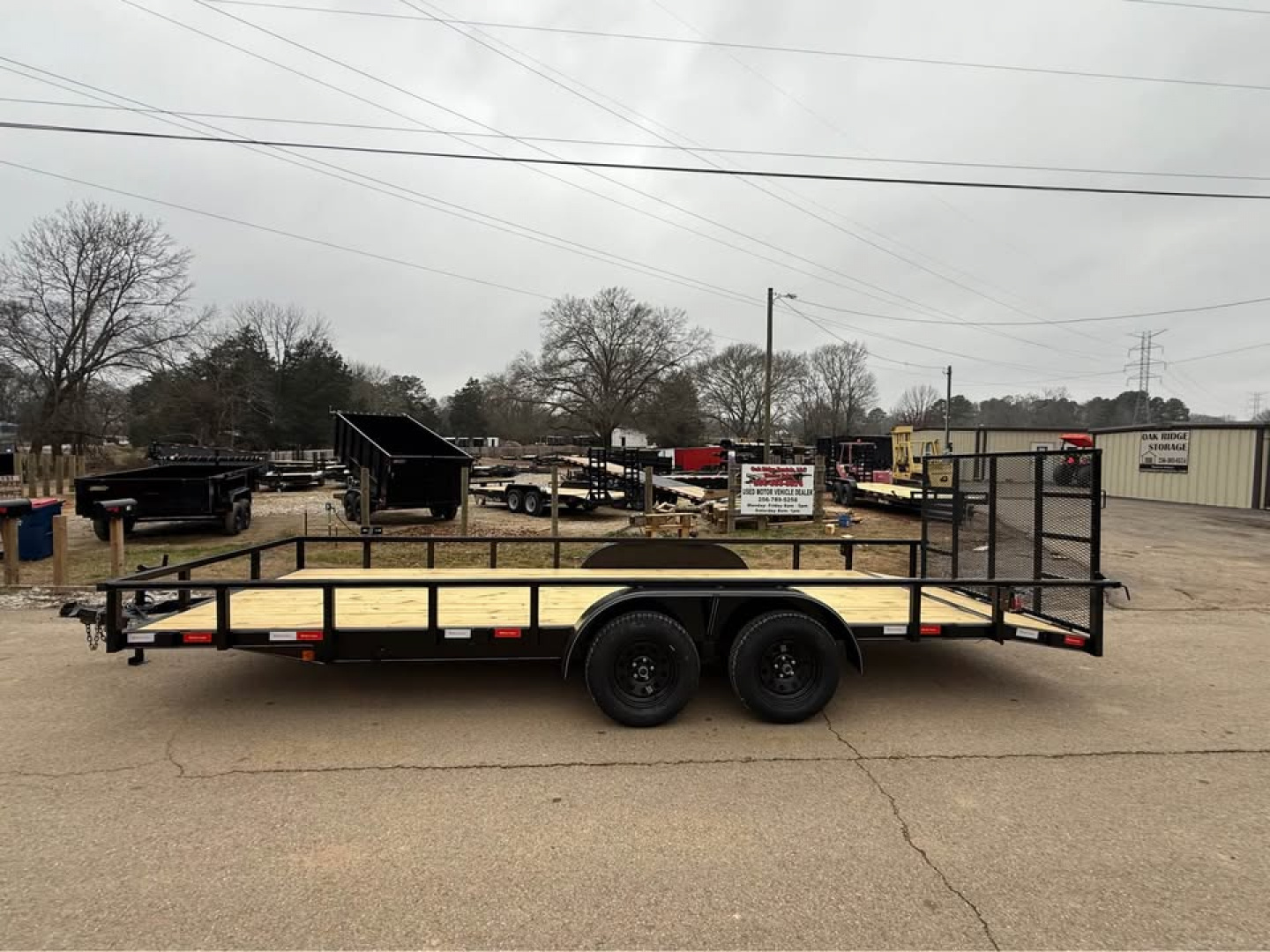 New 2026 Oak Ridge 83x20TA Utility Trailer