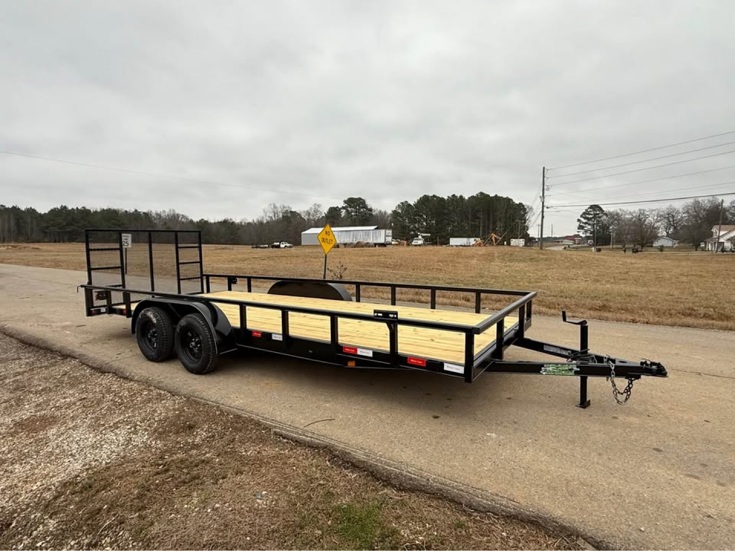 New 2026 Oak Ridge 83x20TA Utility Trailer