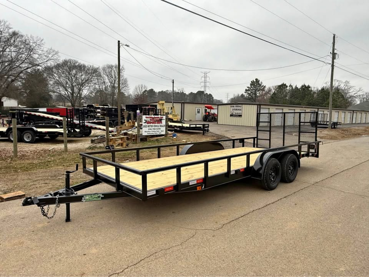 New 2026 Oak Ridge 83x20TA Utility Trailer