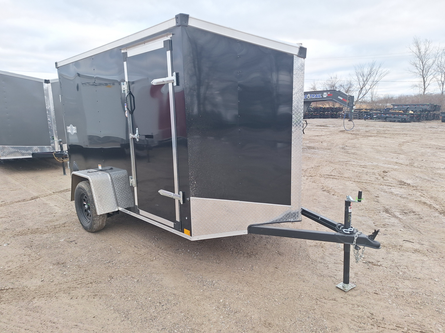 New 2026 6 x 10 Stealth Enclosed Trailer with Ramp Door 6' Height