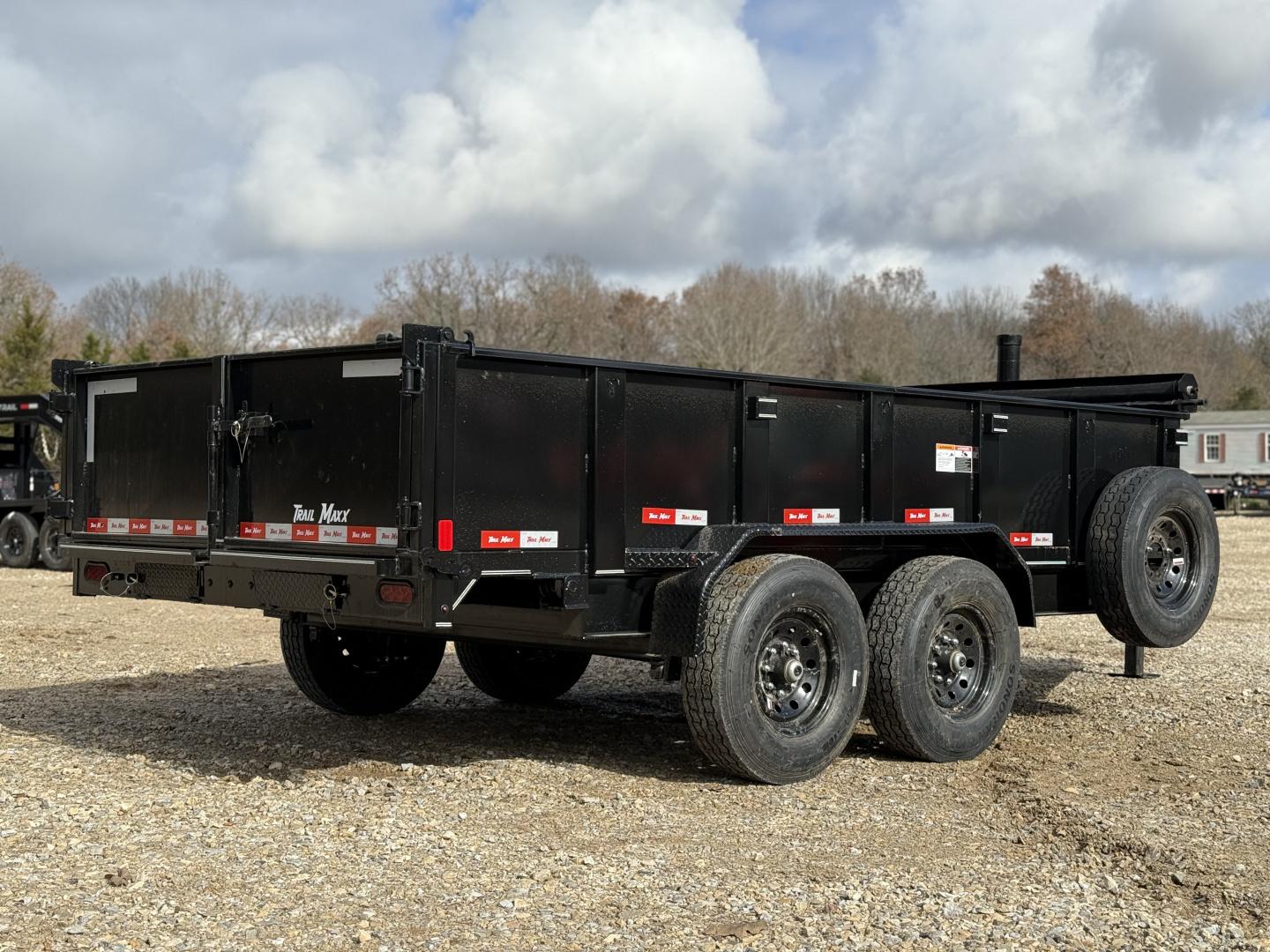 New 2025 Trail Maxx 83x14 TELESCOPIC 14K GVWR Dump Trailer