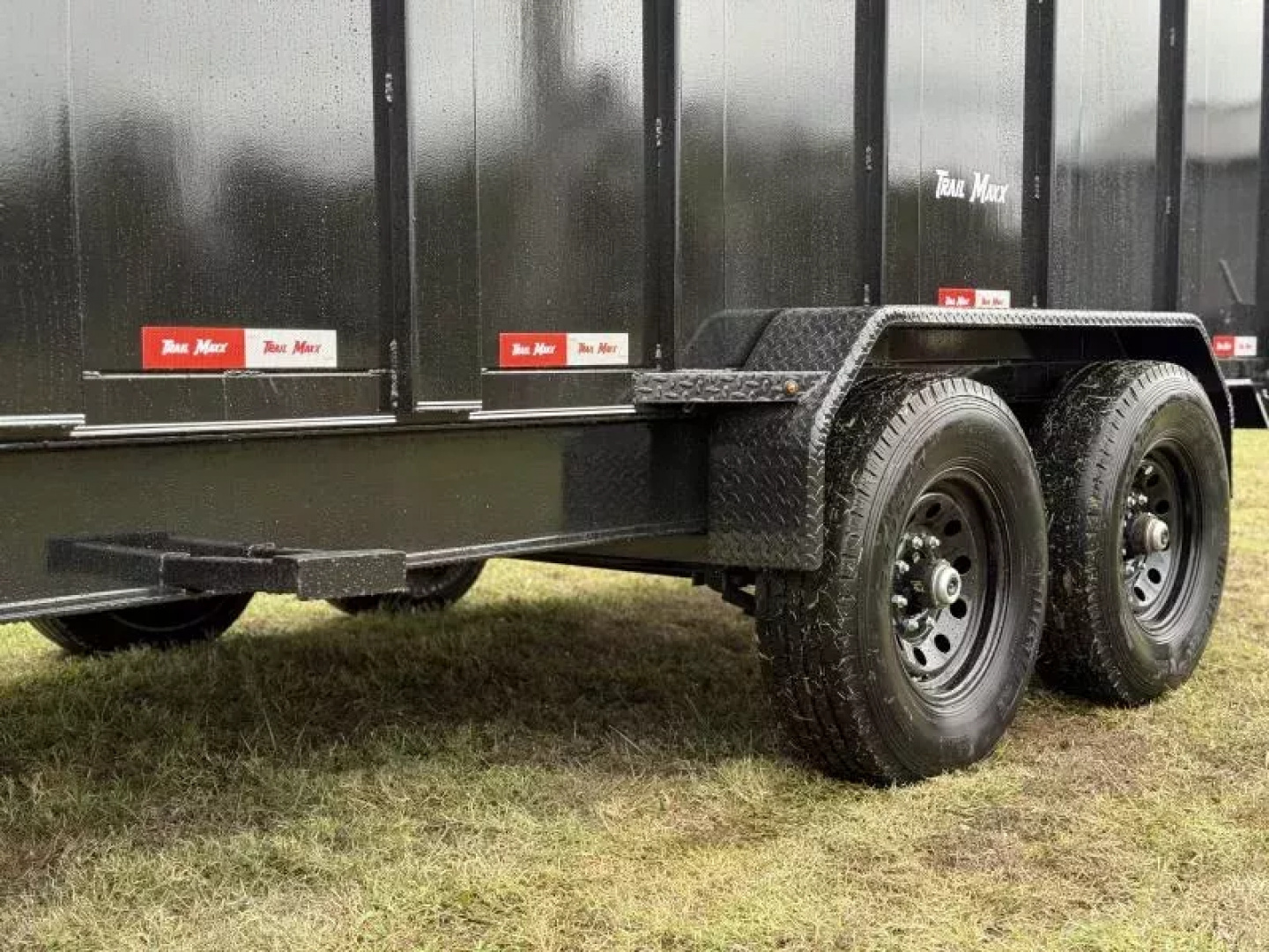 New 2025 Trail Maxx 83X14 HIGH SIDE TELESCOPIC 14K GVWR GOOSENECK Dump Trailer