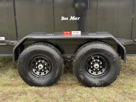 New 2025 Trail Maxx 83X14 HIGH SIDE TELESCOPIC 14K GVWR GOOSENECK Dump Trailer