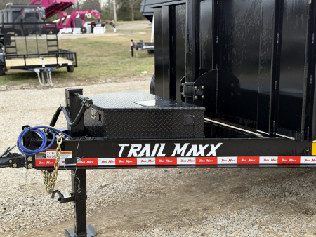 New 2025 Trail Maxx 83x14 HIGH SIDE TELESCOPIC 14K GVWR Dump Trailer