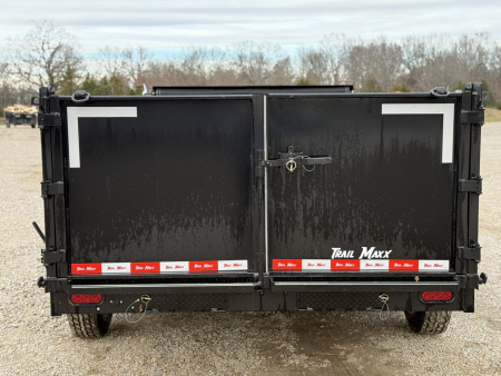 New 2025 Trail Maxx 83x14 HIGH SIDE TELESCOPIC 14K GVWR Dump Trailer