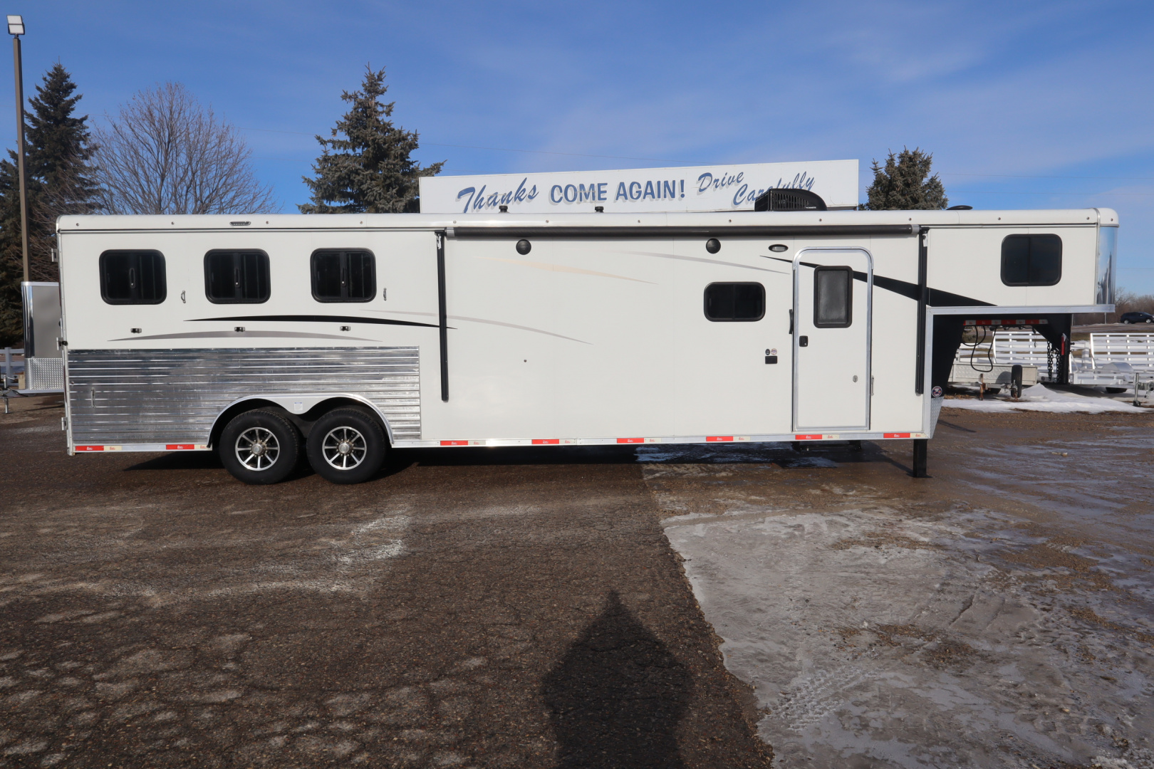 Used 2018 Bison Trailers Ranger Horse Trailer for sale in Elko, MN