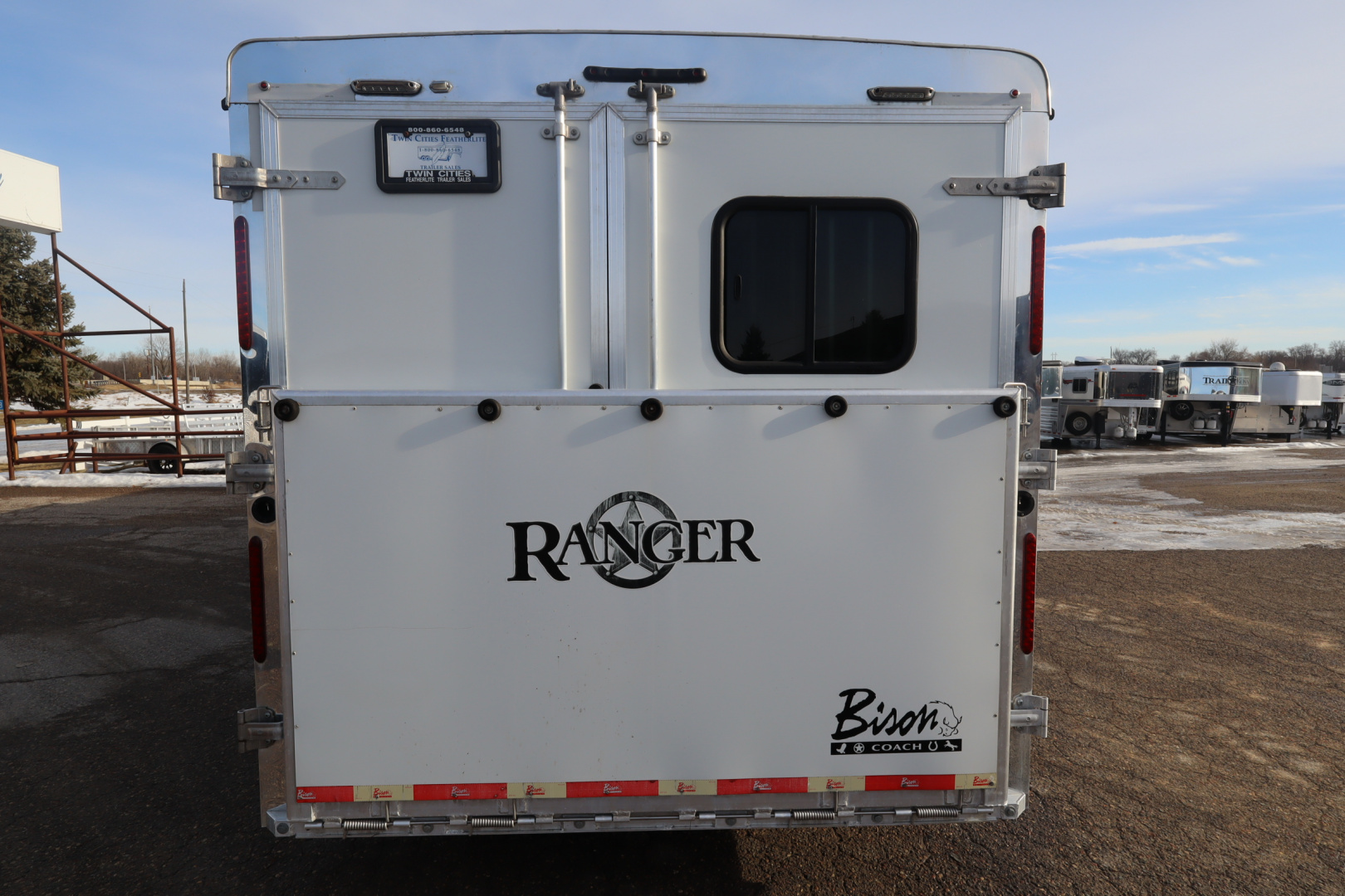 Used 2018 Bison Trailers Ranger Horse Trailer for sale in Elko, MN