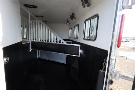 Used 2018 Bison Trailers Ranger Horse Trailer