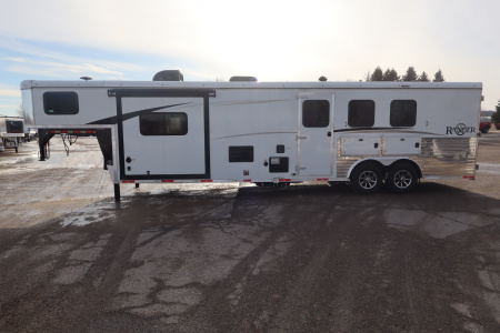 Used 2018 Bison Trailers Ranger Horse Trailer