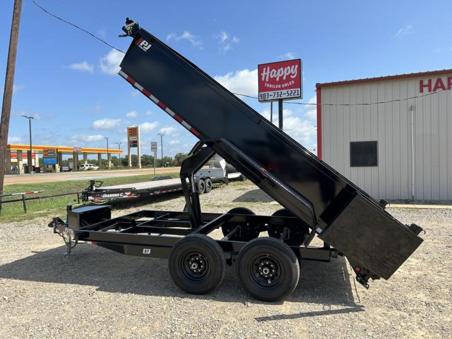 New 2026 PJ 83"x14' BP Tandem Axle Dump w/ 24" Sides – D7