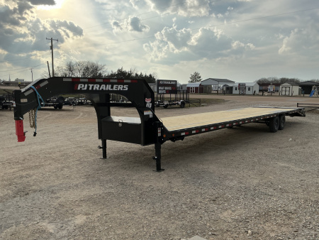 New 2026 PJ 102"x40' GN Low-Pro Flatbed w/ Singles - LS