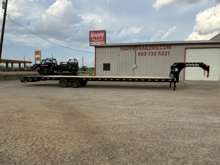 New 2026 PJ 102 x40' GN Low-Pro Flatbed w/ Singles - LS