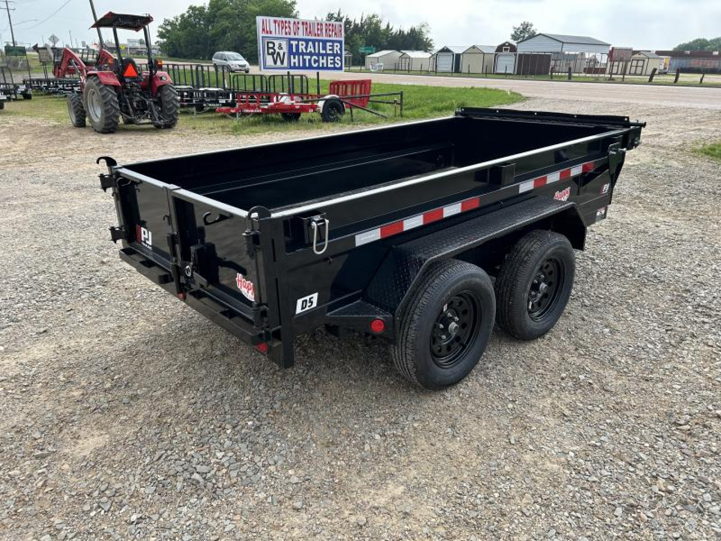 New 2026 PJ 60"x10' Tandem Axle Utility Dump Trailer w/ 18" Sides – D5