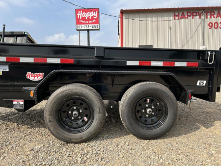 New 2026 PJ 60"x10' Tandem Axle Utility Dump Trailer w/ 18" Sides – D5