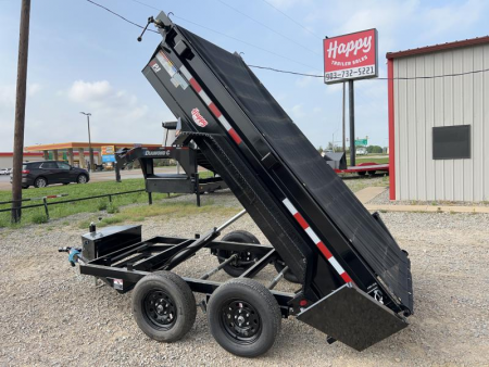 New 2026 PJ 60"x10' Tandem Axle Utility Dump Trailer w/ 18" Sides – D5