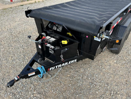 New 2026 PJ 60"x10' Tandem Axle Utility Dump Trailer w/ 18" Sides – D5