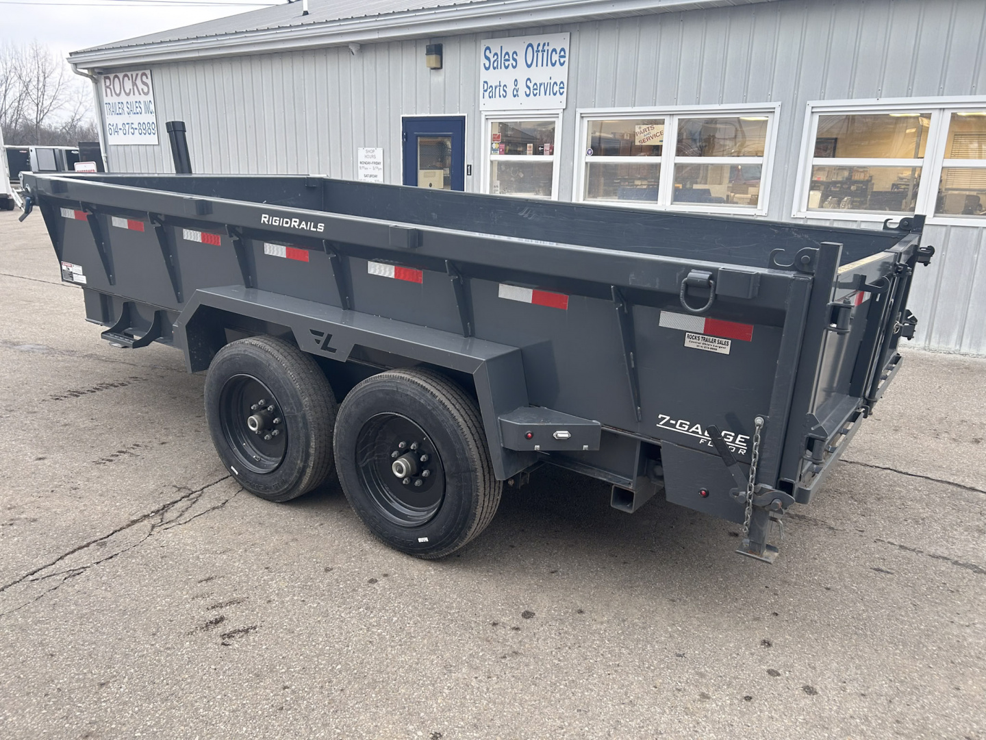 Used 2024 Lamar Trailers 7 X 14 FT DUMP TRAILER