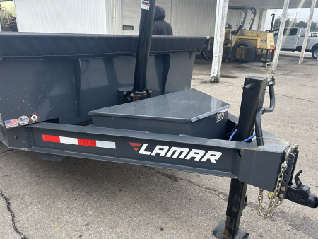 Used 2024 Lamar Trailers 7 X 14 FT DUMP TRAILER