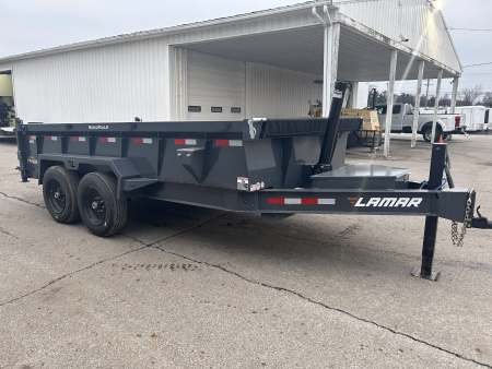 Used 2024 Lamar Trailers 7 X 14 FT DUMP TRAILER
