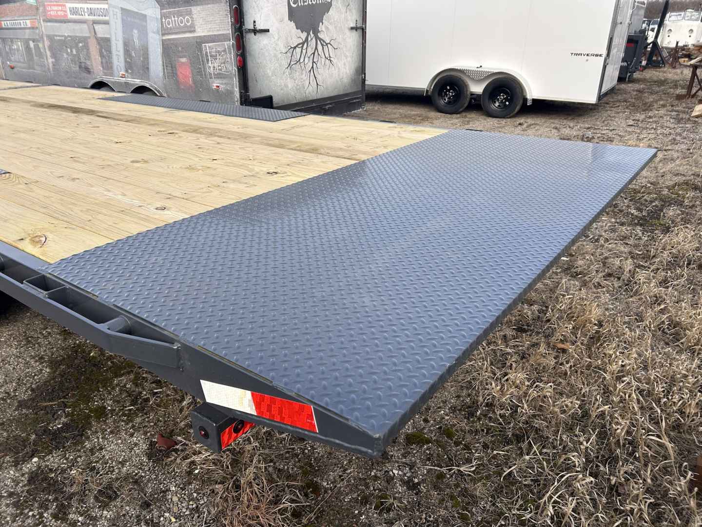 New 2026 Lamar Trailers 102 IN X 24 FT DECK OVER TILT TRAILER 16K GVWR