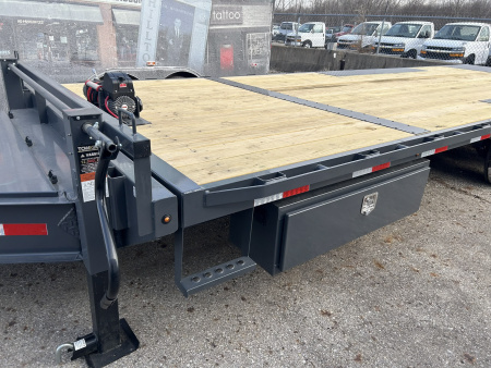 New 2026 Lamar Trailers 102 IN X 24 FT DECK OVER TILT TRAILER 16K GVWR
