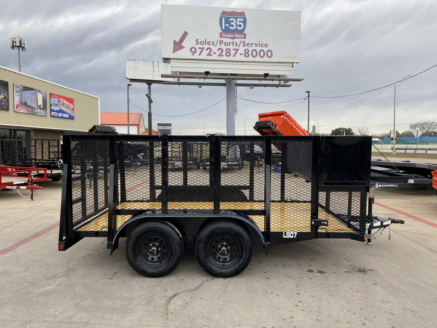 New 2026 Top Hat Trailers 12X83 LS07 Landscape Trailer