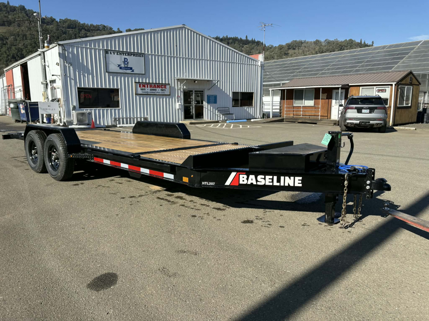 New SALE! SPLIT TILT 2025 HTL207 BASELINE Trailers 82" X 20' 14000 Equipment Trailer