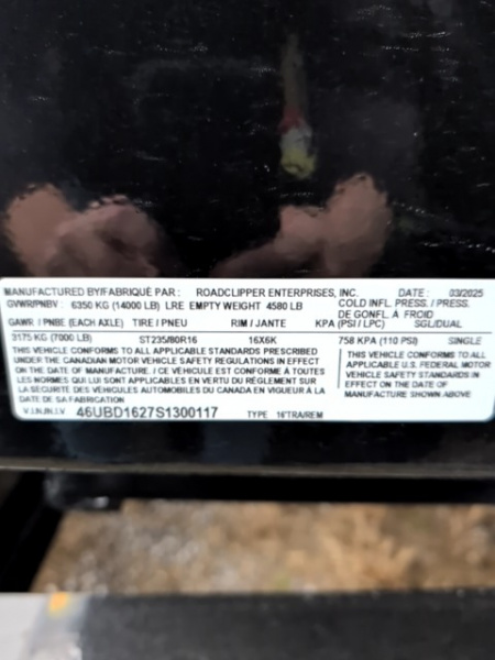 New 2025 Baseline HDU207 Dump Trailer