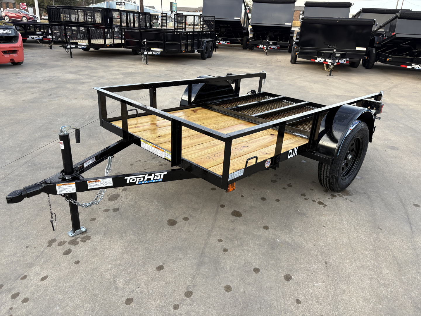New 2026 Top Hat Trailers DJX 8X60 Utility Trailer