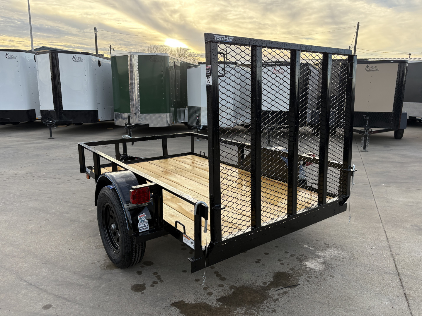 New 2026 Top Hat Trailers DJX 8X60 Utility Trailer