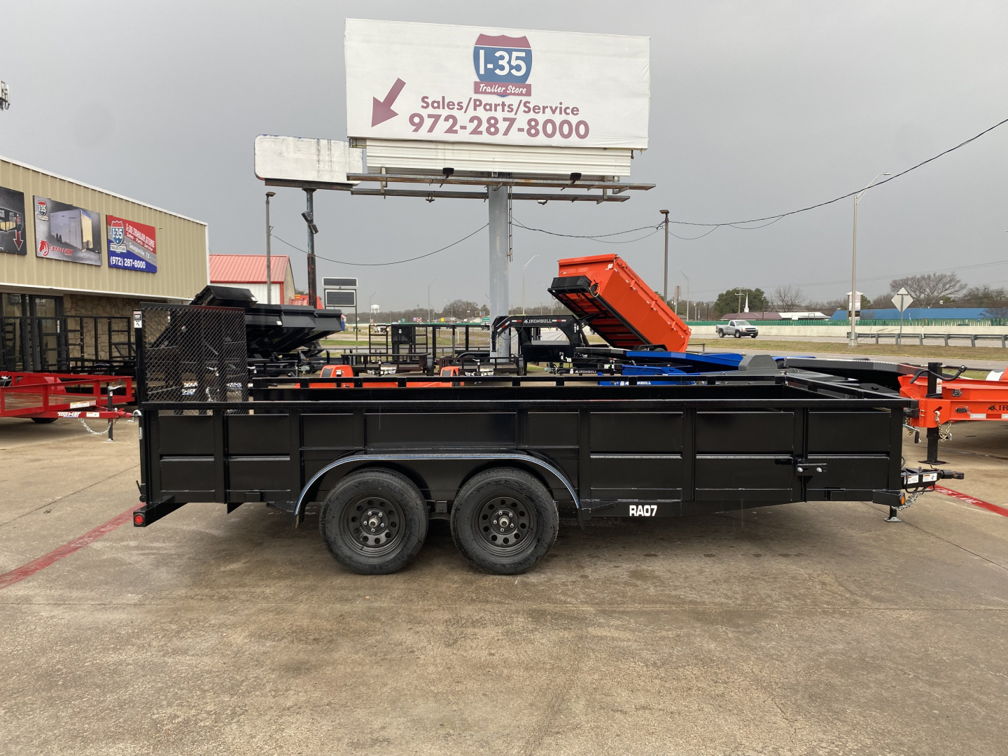 New 2026 Top Hat Trailers RA 16X83 Landscape Trailer