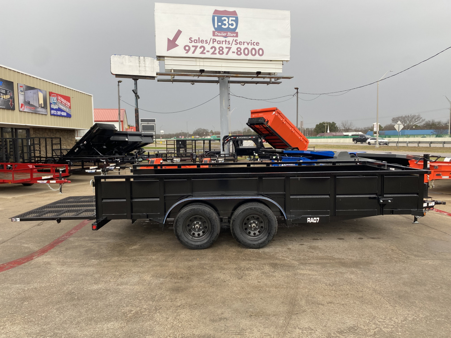 New 2026 Top Hat Trailers RA 16X83 Landscape Trailer