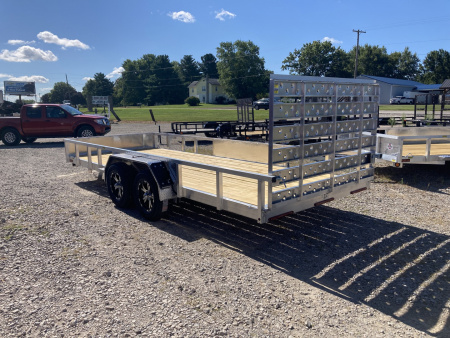 New 2026 QSA 80"x18' Aluminum UTV Trailer