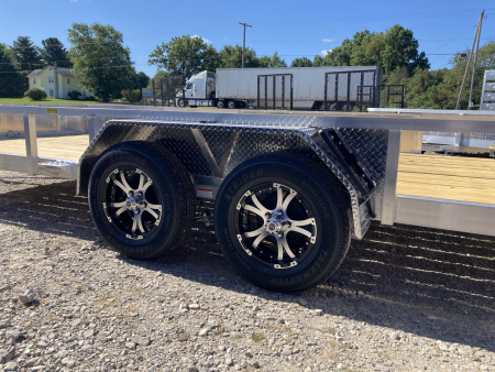 New 2026 QSA 80"x18' Aluminum UTV Trailer