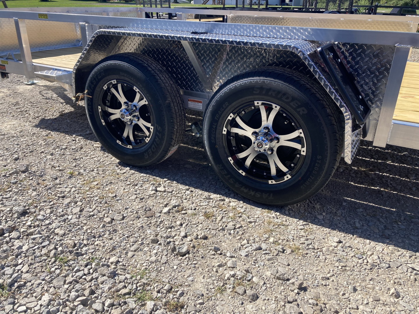 New 2026 QSA 80"x12' Aluminum UTV Trailer