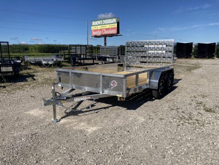 New 2026 QSA 80"x12' Aluminum UTV Trailer