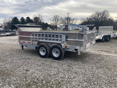 New 2026 QSA 7x14' Hybrid Aluminum Dump Trailer