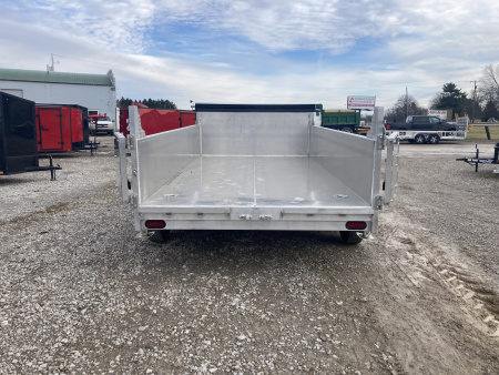 New 2026 QSA 7x14' Hybrid Aluminum Dump Trailer