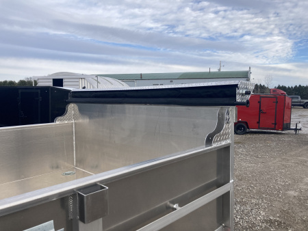 New 2026 QSA 7x14' Hybrid Aluminum Dump Trailer