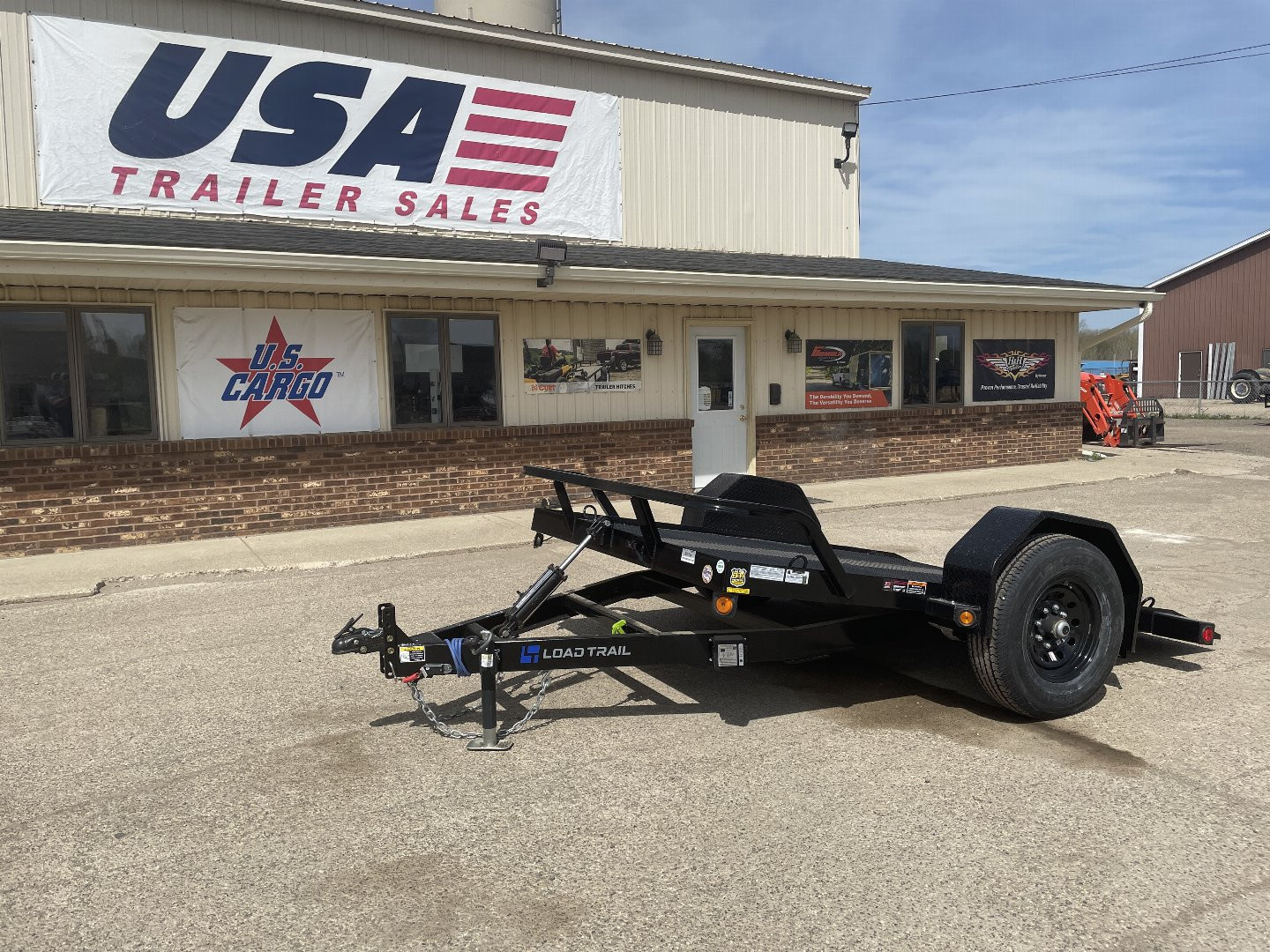 New 2026 Load Trail 77X10 Scissor Lift 7K Tilt Trailer