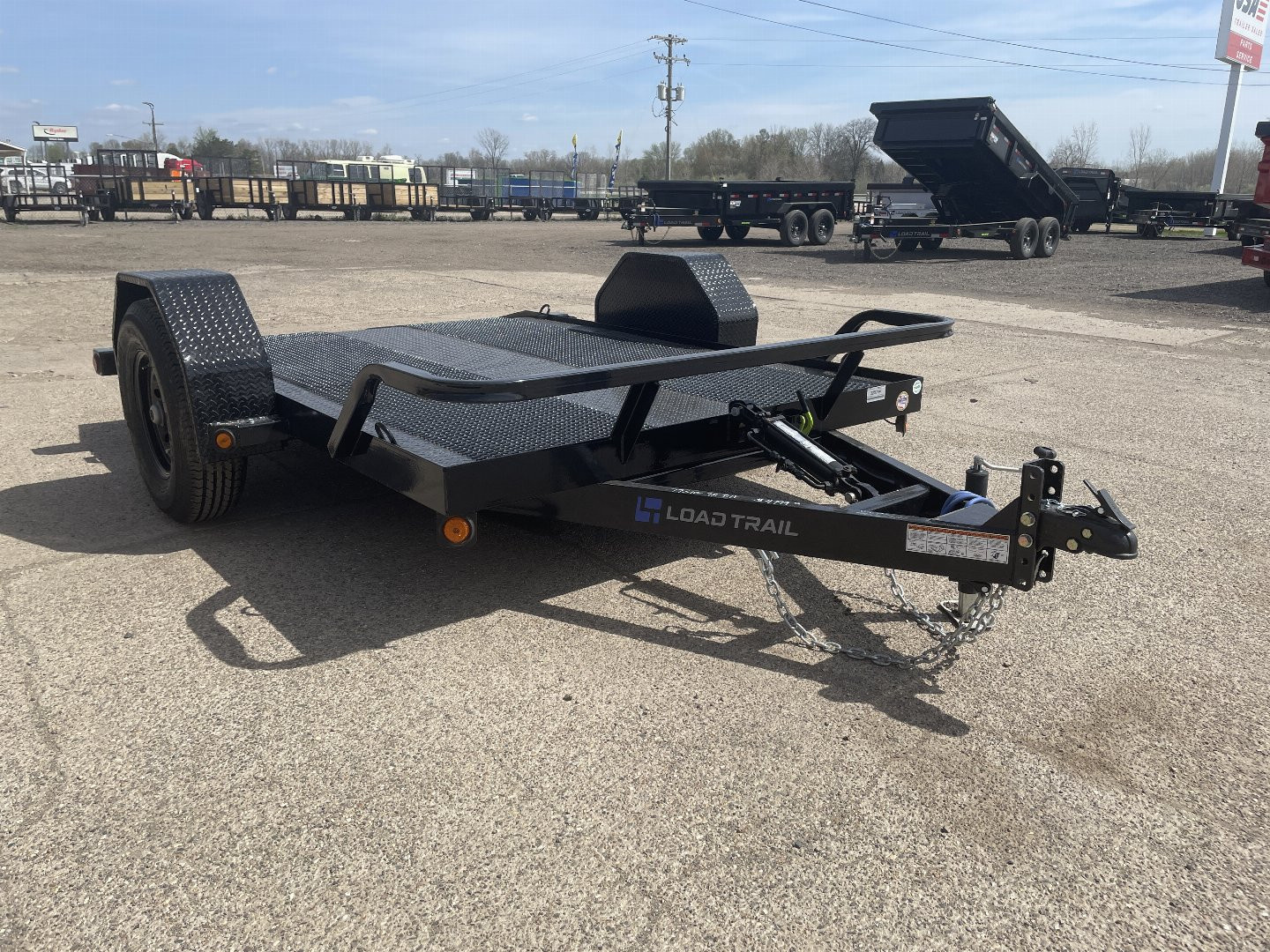 New 2026 Load Trail 77X10 Scissor Lift 7K Tilt Trailer