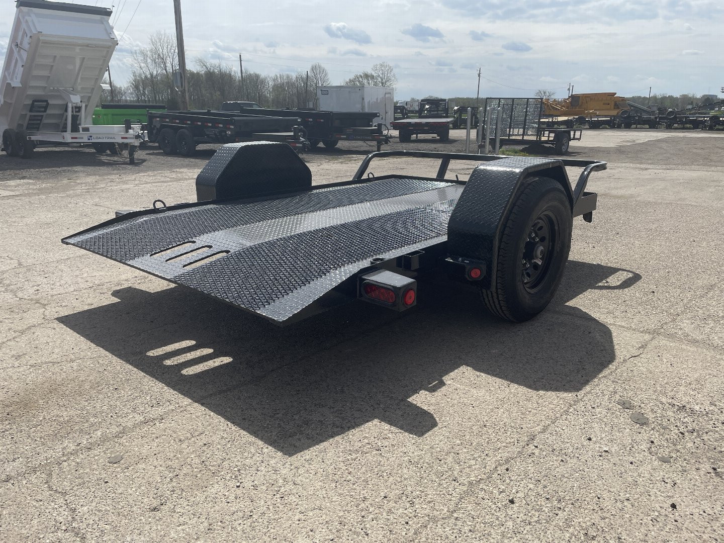 New 2026 Load Trail 77X10 Scissor Lift 7K Tilt Trailer