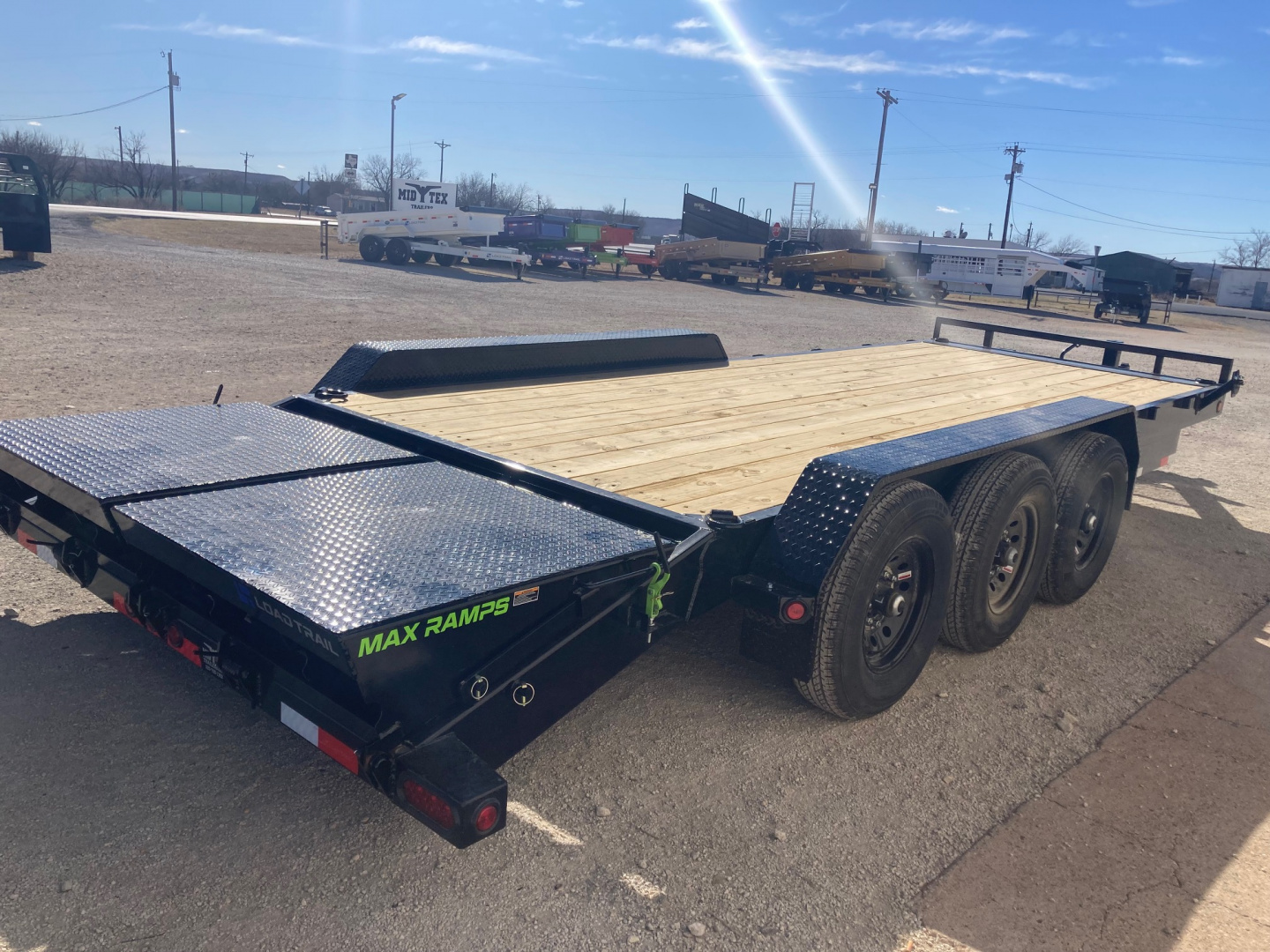 New 2026 Load Trail CH 83" x 22' Triple Axle Equipment Trailer