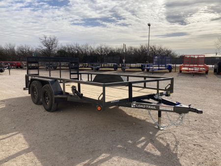 New 2026 Load Trail UT 83" x 14' Tandem Axle Utility (2" x 3" Angle Frame)
