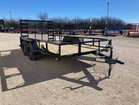 New 2026 Load Trail UT 83" x 14' Tandem Axle Utility (2" x 3" Angle Frame)