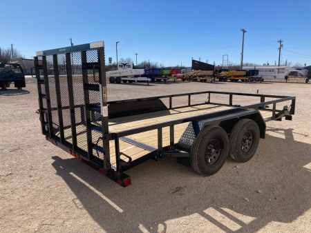 New 2026 Load Trail UT 83" x 14' Tandem Axle Utility (2" x 3" Angle Frame)
