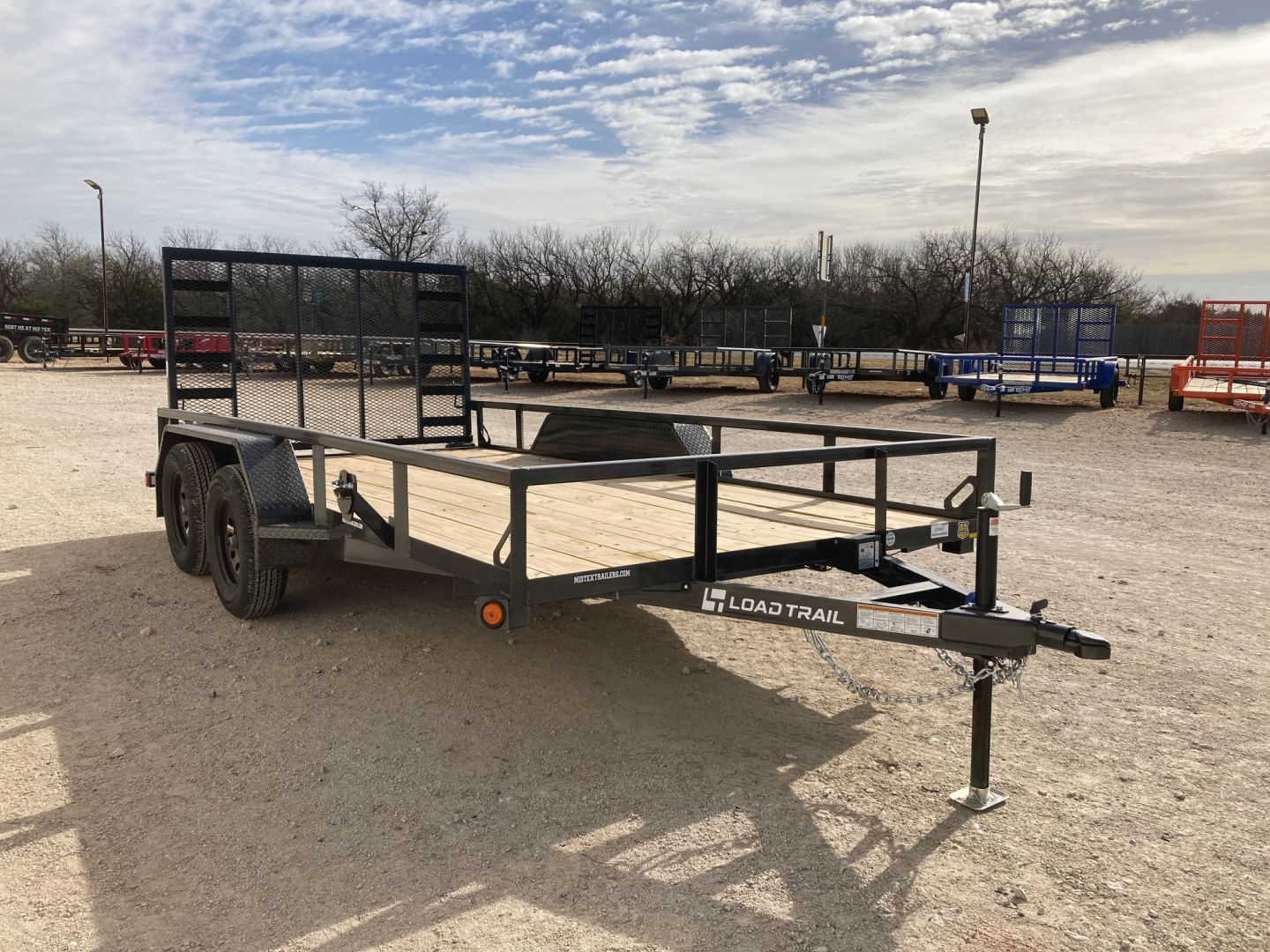 New 2026 Load Trail UT 83" x 14' Tandem Axle Utility (2" x 3" Angle Frame)