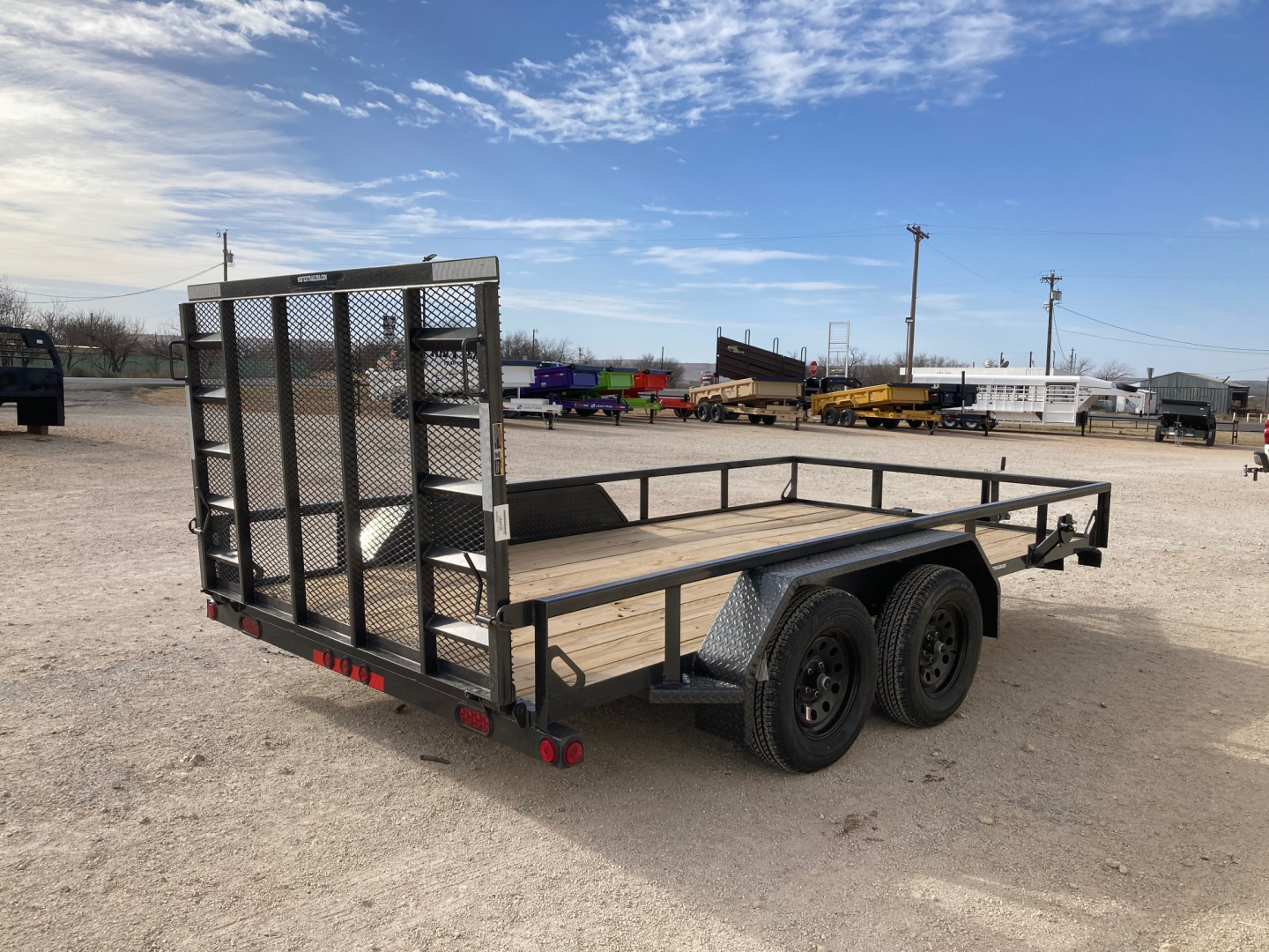 New 2026 Load Trail UT 83" x 14' Tandem Axle Utility (2" x 3" Angle Frame)