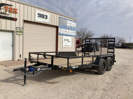 New 2026 Load Trail UT 83" x 14' Tandem Axle Utility (2" x 3" Angle Frame)
